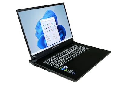 Una notebook gamer Banghó U9 GM-18ZS2