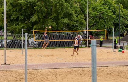 Una nueva cancha de beach voley, otro atractivo
