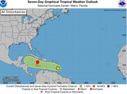 Una nueva onda tropical se aprroxima al Caribe, según el NHC