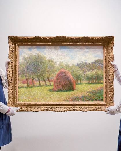 Una obra de Monet, Meules à Giverny, fue la única que superó a la de Carrington: se vendió por 34,8 millones de dólares