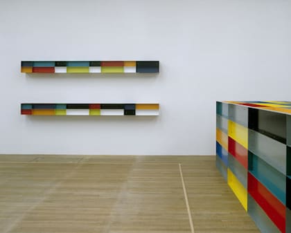Una obra del artista Judd
