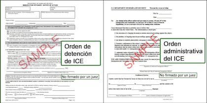 Una orden administrativa del ICE NO es una orden judicial