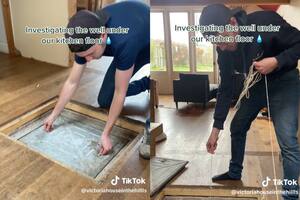 Una pareja compró una casa y halló un inédito descubrimiento en la cocina