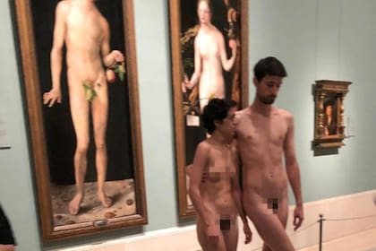 Brühl y Pino pixelaron su foto en Instagram