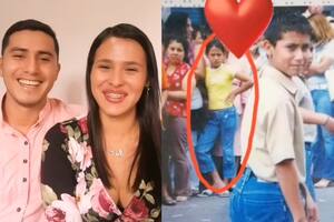 Una pareja se dio cuenta de que sus caminos se habían cruzado mucho antes de lo que recordaban