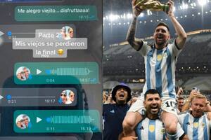 Llamó a su papá para festejar el triunfo de la Argentina y lo que le contó la dejó sin palabras