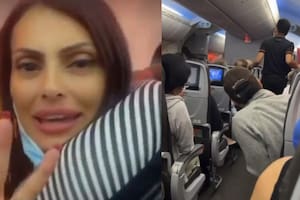 Quería la ventana del avión pero generó un escándalo y los pasajeros aplaudieron cuando la echaron