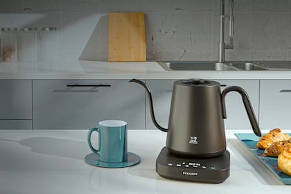 Una pava eléctrica con Wi-Fi de Peugeot