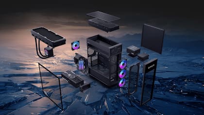 Una PC gamer HyperX OMEN MAX 45L