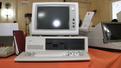 Una PC IBM 5150, el primer modelo disponible