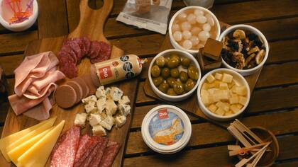 Una picada con los productos más económicos del mercado.