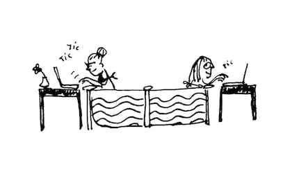 Una pileta en la oficina