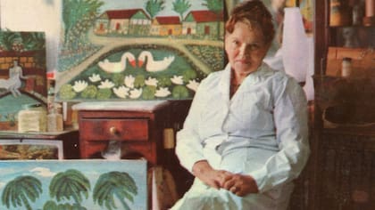 Una pionera. En los años 30, Mujica Lainez fue el cliente célebre de Ana Sokol, peluquera y pintora naíf cuya primera retrospectiva, un merecido rescate artístico, se presentó el sábado