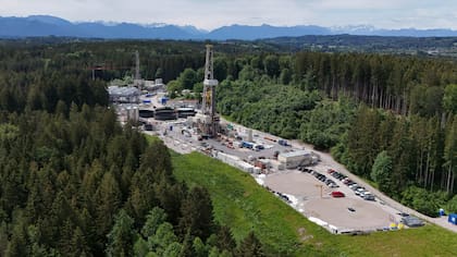 Una planta geotérmica en Geretsried, Alemania