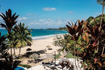 Una playa de Bocas del toro, en la isla Bastimentos, Panamá