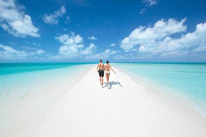 Una playa en Bahamas