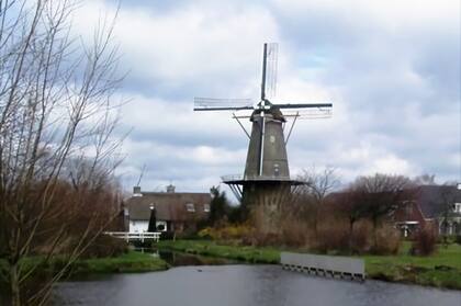 Una postal de Bergambacht, Países Bajos.