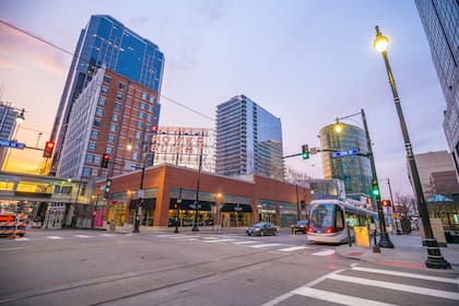 Una postal de Kansas City, una ciudad pujante del estado de Misuri