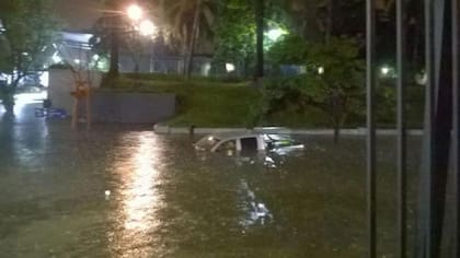 Una postal de la inundación en Tucumán