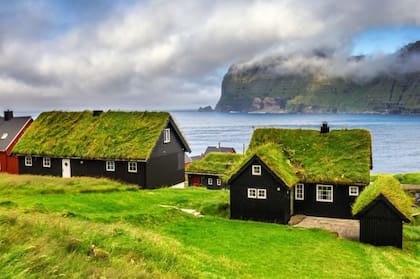 Una postal de las islas Feroe.