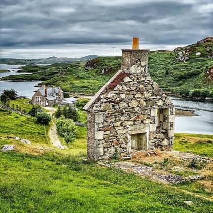 Una postal de las Islas Hébridas Exteriores (Foto: Instagram @visitouterhebrides)