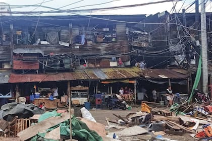 Una postal de Manila que suele ocultarse al turismo.