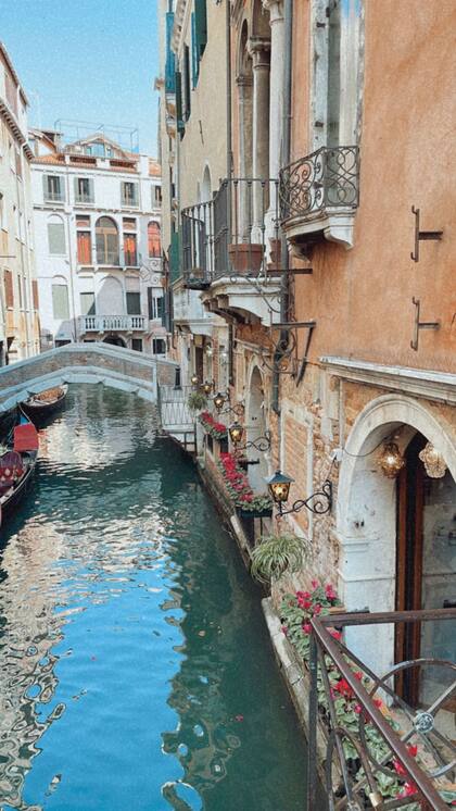 Una postal de Venecia a cargo de Araceli González (Foto: Instagram)