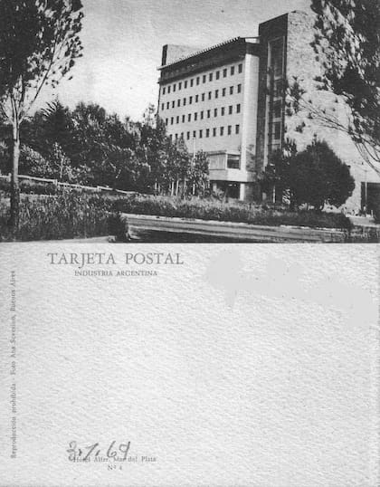 Una postal del hotel Alfar, fechada el 2 de enero de 1969