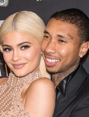 Una postal del rapero junto a Kylie Jenner. Estuvieron juntos de 2015 a 2017.