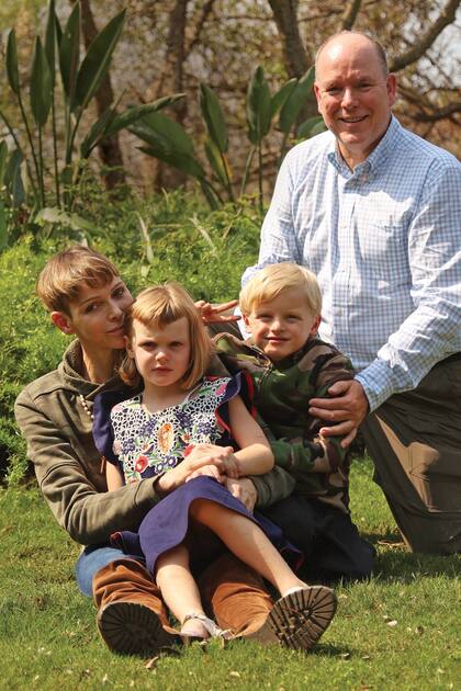 Una postal del último reencuentro que tuvieron en Sudáfrica cuando viajaron a visitarla en agosto.