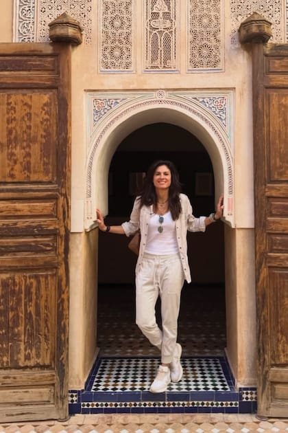 Una postal en el Palacio de la Bahía, en el corazón de Marrakech