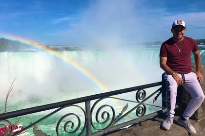 Una postal en Niagara Falls, antes de viajar a Pebble Beach para el US Open