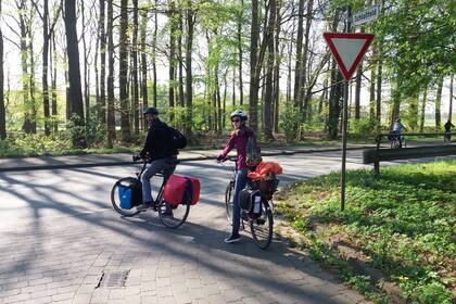 Una postal típica de la familia Degener.