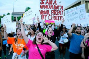 Una protesta en defensa del aborto en Phoenix, Arizona, en junio de 2022