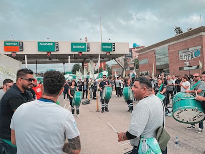 Una protesta en del Sutpa, el sindicato principal de Corredores Viales
