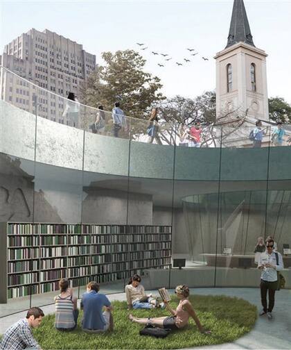 Una proyección de cómo quedará parte del plan