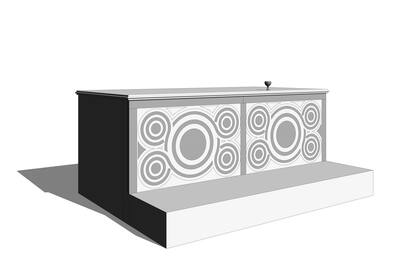 Una reconstrucción digital preliminar del altar mayor de las Cruzadas