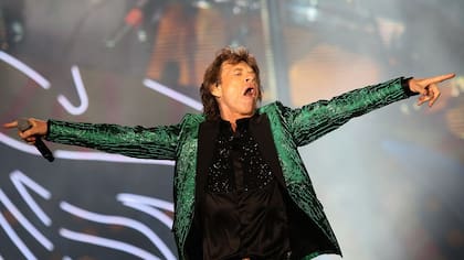 Mick Jagger, de los Rolling Stones, en su última visita al país