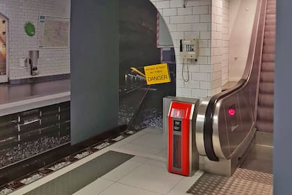 Una réplica de estación del metro parisino para entrenar a los empleados