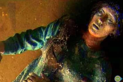 Una representación de cómo quedó el cuerpo de Jean Hilliard luego de estar sometido a seis horas a la intemperie, a 30 grados bajo cero