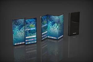 En tres partes: así se plegará la pantalla de los futuros teléfonos de Samsung