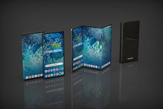 En tres partes: así se plegará la pantalla de los futuros teléfonos de Samsung