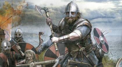 Una representación ilustrativa de los vikingos (Foto: Archivo)