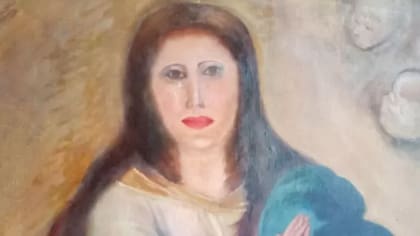 Una restauración de una pintura de la Virgen María este año hizo recordar lo sucedido con el Ecce Homo