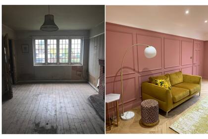 Una sala de estar, que hasta el momento no tiene una función específica en el hogar