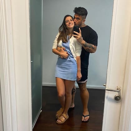 Una selfie de Víctor y Dana de Burger Couple (Foto: Instagram @locopinia)