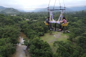 Una sorprendente propuesta para hacer un picnic a 60 metros de altura