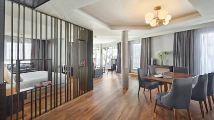 Una suite del Hyatt de Madrid