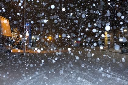 Una súper tormenta de nieve cubrió de blanco a la ciudad de Seattle