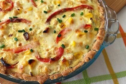 Una tarta súper liviana y fácil hacer de la Licenciada Estefanía Beltrami.